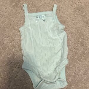 Old Navy Soft Blue Kids Bodysuit with Bow Detail